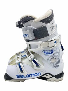 salomon◆QUEST ACCESS CRUISE W/スキーブーツ/24-24.5cm/ホワイト/アダルト/サロモン