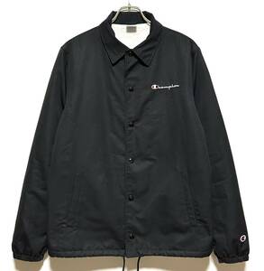 Champion ボア コーチ ジャケット（M）黒 チャンピオン アウター シェルパ 冬用 メンズ