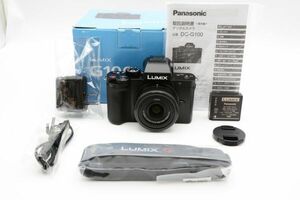 ■ほぼ新品■ PANASONIC ルミックス G100K 標準ズームレンズキット ブラック DC-G100K-K