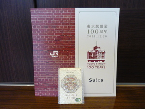 【新品・未使用】東京駅開業100周年記念 Suica 台紙付き　②