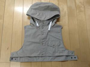 エンジニアドガーメンツ　ENGINEERED GARMENTS　フーデッドショートベスト　HOODED SHORT VEST