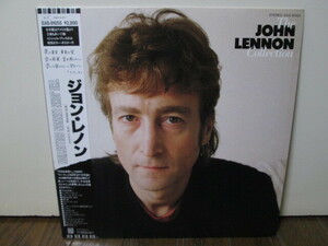 盤質A first pressポスター付き The John Lennon Collection (analog) ジョン・レノン poster アナログレコード vinyl