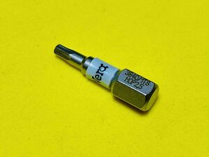 Wera 【ビット】〈071072〉3840/1 TS ステンレス ビット HEX 2.5×25mm