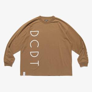 希少★新品本物【BROWN★2】★PADDLE DESIGN LS パドルデザイン ロンT 袖ロゴ 正規店購入 ディセンダント 入手困難 DESCENDANT 21AW SPOT