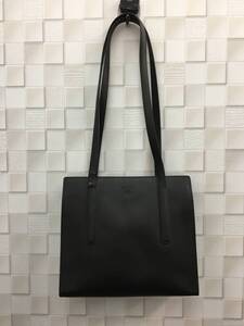 50695 PRADA プラダ エナメル パテント レザー ショルダー トート バッグ 肩掛け ブラック系 艶消し 