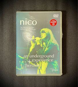 【完全未開封、新品、廃盤】DVD an underground experience+heroine nico アンダーグラウンドエクスペリエンス+ヒロイン　ニコ