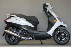 【送料無料】Valiente アクシスZ バイクマフラー 2BJ-SED7J デュラ チタンソリッド マフラー カスタム パーツ バリエンテ v-201-du11