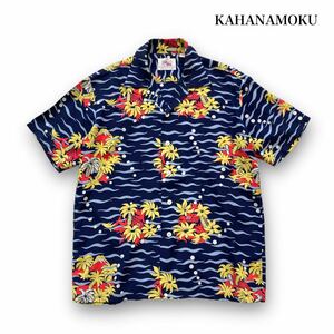 【SUN SURF】(DK36205) DUKE KAHANAMOKU SPECIAL EDITION デュークカハナモク HALE ON THE WAVE レーヨンアロハシャツ ハワイアンシャツ