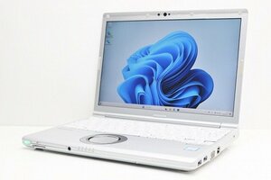 1円スタート ノートパソコン Windows11 Panasonic レッツノート CF-SV7 メモリ8GB 第8世代 Core i5 SSD256GB Windows10 12.1 カメラ