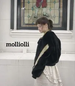 molliolli モリオリeco fur エコファーMA-1(BLACK)