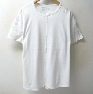 ◆SADINISTA サンディニスタ　構築　ステッチ　デザイン Tシャツ 白 サイズS