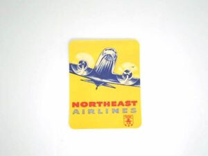 NORTHEAST AIRLINES ビンテージ風 ステッカー 防水シール