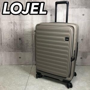 LOJEL ロジェール Cubo キューボ スーツケース ビジネス トラベルバッグ バック グレー M ポリカボネード　ボネイド 4輪 TSAロック