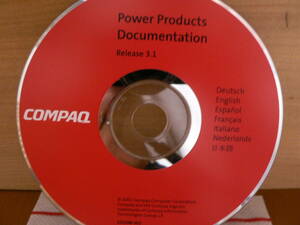 送料最安 120円 CDQ11：コンパック・パワープロダクツドキュメント（多言語版）COMPAQ Power Products Documentation Release 3.1 CDのみ