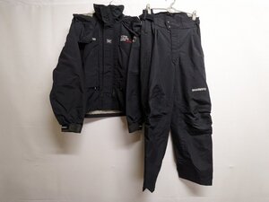 (管98742)Shimano シマノ RA-116A M ネクサス ゴアテックス レインスーツ 上下セット ブラック フィッシングスーツ レインウェア 雨具 合羽