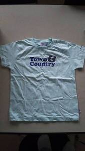 Town＆Country 前後ロゴ Tシャツ 130サイズ 新品 ブル-系