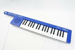 02★【ジャンク扱い】YAMAHA/ヤマハ ショルダーキーボード 37鍵 SHS-300BU ブルー 青 鍵盤音出し確認済 現状渡し 鍵盤楽器★666N7/1b*