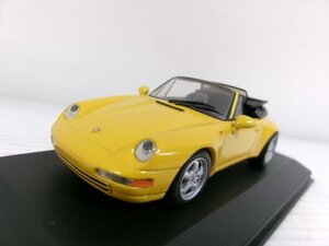 ポルシェ特注 ミニチャンプス 1/43 ポルシェ 911 (993) カブリオレ イエロー (2255-246)