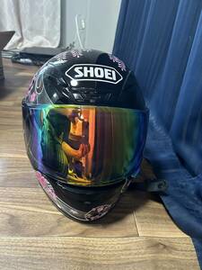 SHOEI　ショウエイ　フルフェイス　ヘルメット　Z-7　HARMONIC　Lサイズ　59cm　ピンク×ブラック　2020年製　花柄