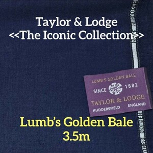 テーラーロッジ　ラムズゴールデンベール　スーツ生地　3.5m　taylor and lodge Lumb’s Golden Bale スーツ生地