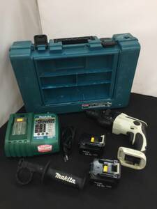 【中古品】makita(マキタ) 16㎜ 14.4v充電式ハンマドリル 白(3.0Ahバッテリx2/充電器) HR162DRFXW　/ITEMQQJMJS3S