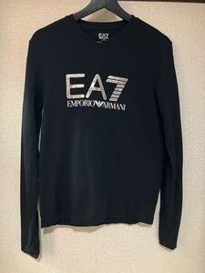 EA7 Emporio Armani 黒　長袖カットソー　エンポリオアルマーニ　 ロンT ブラック