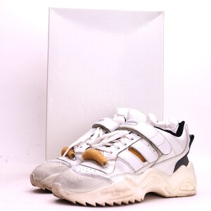 MAISON MARGIELA ベルベットレザースニーカー サイズ35 ホワイト S58WS0120 メゾンマルジェラ スエード ダッド low tops 19aw