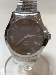 GUCCI グッチ G-TIMELESS 1264 腕時計 シルバー JS-450368