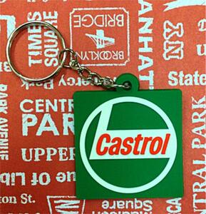 Castrol　カストロール　ラバーキリング　キーホルダー　アメリカン雑貨