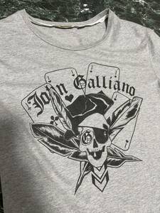 ジョンガリアーノJohn Galliano ドクロ　スカル　半袖Tシャツ　M