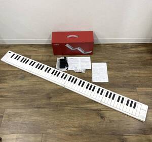 ※ 美品！ TAHORNG 折りたたみ式電子ピアノ ORIPIA 88KEY fordable piano ホワイト MIDIキーボード 88鍵 ★動作保証【B9717】