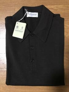 JOHN SMEDLEY ジョンスメドレー ニットポロ 茶　ブラウン　Sサイズ　未使用