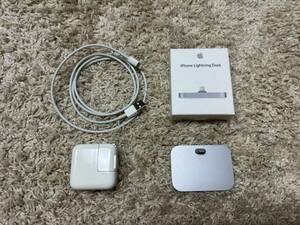 Apple 純正 iPhone Lightning Dock 1個 USB Adapter 1個 Lightning to USB Cable 1本 計3点セット 送料無料③