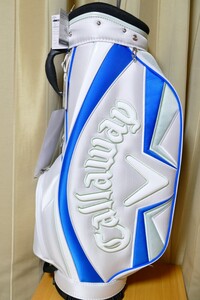 NCA60★新品★Callaway★キャロウェイゴルフ★キャディバッグ カート式 スポーツ(9.0型：47インチ対応/ホワイト/ブルー)