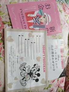 新品　未使用　結婚情報誌ゼクシィ綴じ込み付録　Disney ミッキー＆ミニー両家顔合わせシ一トと新生活のお金Perfect Book ２点セット