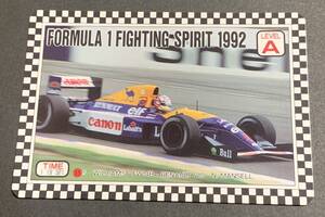 1992 Amada Formula 1 Fighting Spirit Nigel Mansell 35 Williams F1 ナイジェル・マンセル　ウィリアムズ　アマダ