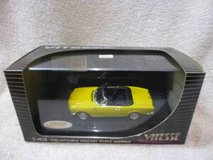 @一応新品 VITESSE ビテス 1/43 Fiat 124 Spider フィアット 124 スパイダー 名車 旧車 高速有鉛 オールドタイマー ミニカー モデルカー