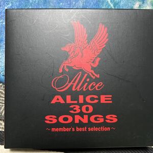 CD アリス/ ALICE 30 SONGS 〜member