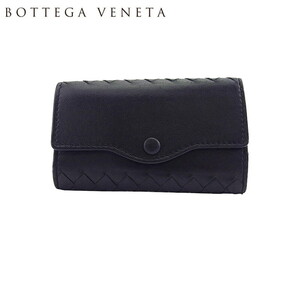 ボッテガ ヴェネタ キーケース 6連キーケース レディース メンズ イントレチャート BOTTEGA VENETA 中古