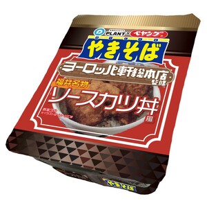 送料込み ペヤング ＰＬＡＮＴ × ペヤング 福井名物 ソースカツ丼 風 やきそば 1ケース (12個入り) まるか食品