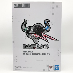 【中古】訳有 バンダイ 機動戦士ガンダム00 METAL BUILD ダブルオーライザー デザイナーズブルー Ver.[240017651306]