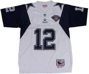 MITCHELL＆NESS ミッシェラ＆ネス ダラス カウボーイズ No.12 フットボール レプリカジャージ(52) [並行輸入品]