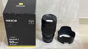 Nikon ニコン NIKKOR Z 50mm f1.2 S 単焦点 Zマウント ND8 フィルター付き フード加工済み 保証書付き