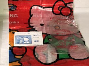 新品　未使用　1990年代 当時物　Sanrio サンリオ　ハローキティ　ピクニックマット　レジャーシート　ひとさしゆび　vintage retoro