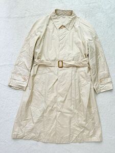 春夏 EIDON size50 イタリア製シルクコート スプリングコート ベルト付き ベージュ ALTA MODA