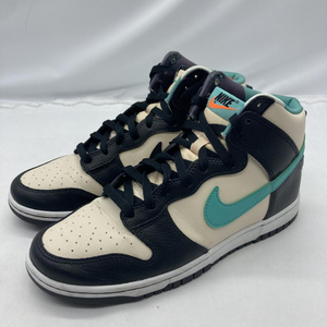 【中古】NIKE DUNK HIGH RETRO EMB Peari White and Washed Teal 26.5cm DO9455-200 ナイキ ダンク[240019475111]