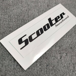 新品未使用パテント正規品Scooterステッカー 送料¥84〜