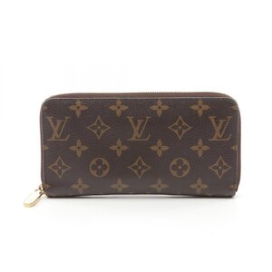 ルイ・ヴィトン ジッピーウォレット ブランドオフ LOUIS VUITTON ラウンド長財布 モノグラム 中古 メンズ レディース