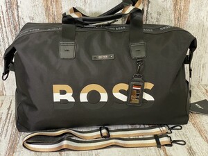 HUGO BOSS　ボストンバッグ　ショルダーバック　スポーツバッグ　2way　ブラック