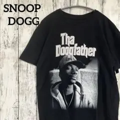 【USED】SNOOP DOGG  半袖Tシャツ M 黒 ラッパー プリント